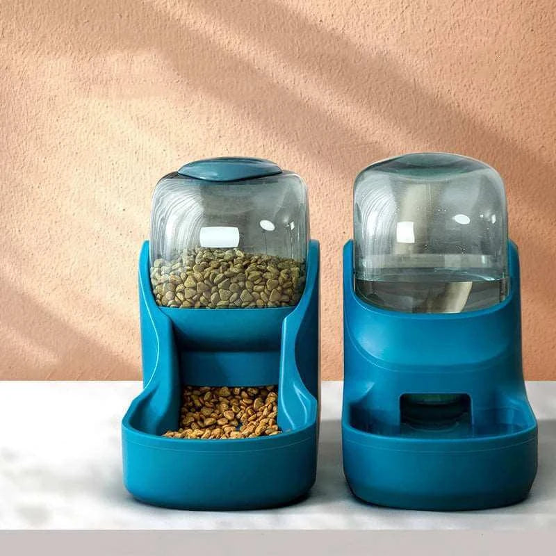 Pet Dog Cat Automatic Feeder Detachable Bowl Water - Petsoo