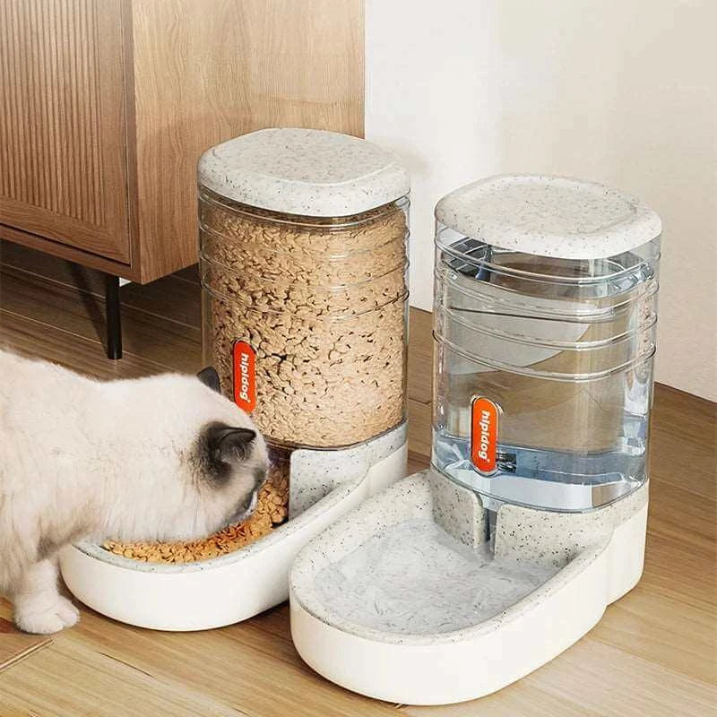3.8L Pet Dog Cat Automatic Feeder Bowl - Petsoo